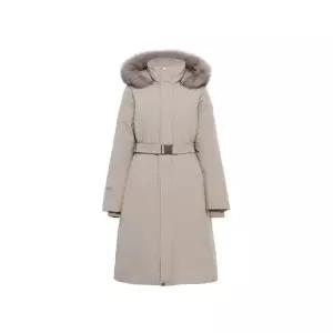 패딩 BQJ DWW25526JS La Reine (라헨느) 여성 윈드스타퍼 롱 패딩 자켓 (D/Grayish Beige