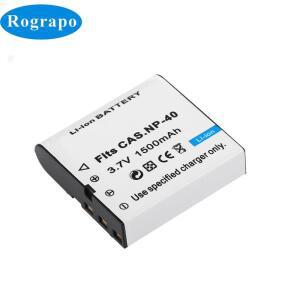 1500mAh NP-40 카메라 배터리 카시오 CNP40EX-Z200 Z700