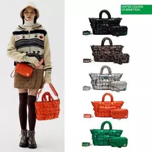 [베네통][베네통] 레제로 패딩 토트백 3종