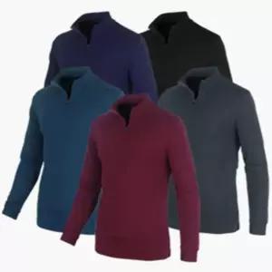 남성 긴 팔 티셔츠 데일리 반집업 캐주얼 남성 기모 티셔츠 겨울 아웃도어 운동복 레저 상의 등산 골프