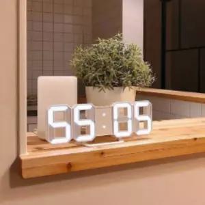 거실 디지털 LED벽시계 무드등 건전지 현대적