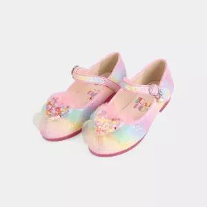 [슈펜키즈] [레인보우] 하트 라이팅 구두 (HPKWFD222G-T)