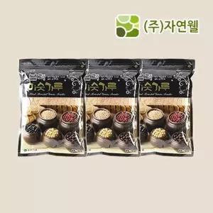 자연웰 블랙미숫가루 700g(3개) /미숫가루/검은콩/선식/아침대용선식
