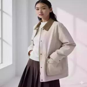 MD PICK 스파오 SPAO 여성 하프 워크 재킷SPJJF49W31