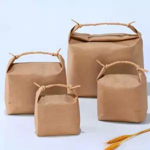 크라프트 선물 봉투 식품 휴대용 쌀보관함 일본 서리산 히노끼 0.5kg(10개입)