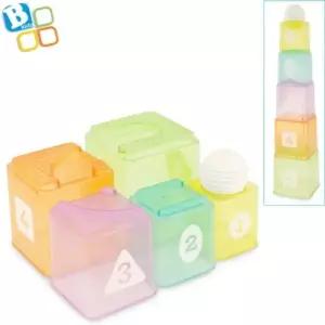 비키즈 컵스앤볼 러닝세트숫자사각쌓기 감각발달놀이 아이탑쌓기 유치원쌓기 쌓기게임 쌓기