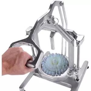 양파 슬라이서 컷팅기 파써리 등분 채칼 수동 머신 연꽃