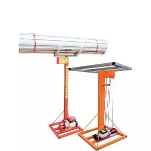 전동 공조 크레인 배관 작업대 파이프 운반기 리프트 제어