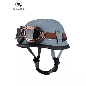 클래식 오토바이 하프 내장 스냅백헬멧 스냅백 본프리 할리