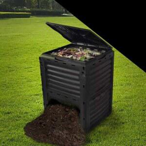 쓰레기 처리기 300L 가정용 낙엽 음쓰 음식물 퇴비 야외 거름