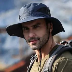 남녀공용 낚시 와이드 챙모자 사파리모자 야영 아웃도어 산책 등산모자 여행용 산행