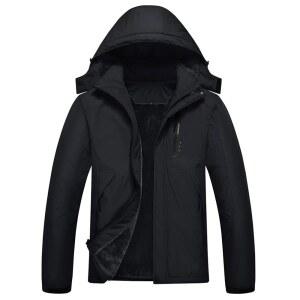 진강진 남성 산악 따뜻한 스키 후드 바람막이 스노보드 겨울 방수 재킷 레인코트