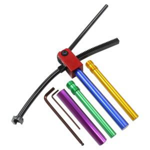 15/17/20/25mm 서포트 로드가 장착된 더트 바이크 타이어 교체 도구 엔듀로 및 모토크로스 16 -21 휠 15mm ~ 25mm 액슬에 적합합니다