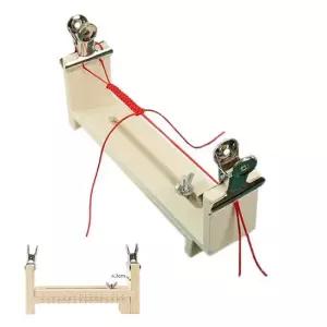 매듭공예 길이조절 간편 원목 매듭 팔찌만들기 작업대