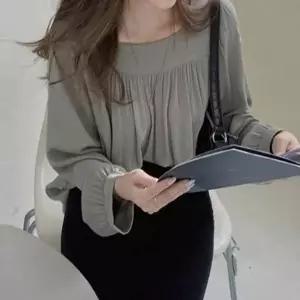 [하프클럽/드넬]유어스퀘어블라우스DWB53525A