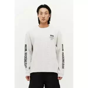 코오롱스포츠 WM 남성 와플 프린트 긴팔티 8GTBX24305GRI 1593873