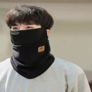 남성 여성 이어홀 고리 마스크 넥워머 겨울 골프 방한