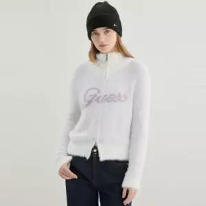 [백화점 정품] 25FW 여성 guess로고 날개사 집업(YP4S3665)