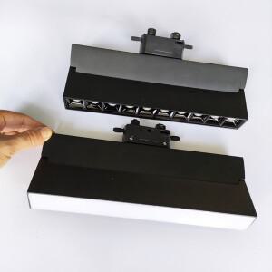 조광 가능 LED 트랙 조명 알루미늄 선형 투광 레일 램프 가정 상점용 천장 20W 40W