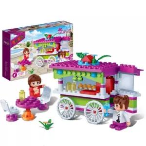 어린이 장난감 조립 블록 호환블록 완구 스트리트카페/블럭/디폼/미니//벽돌/놀이/종이/유아/EVA블럭/컬러