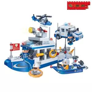 반바오 (블록) 해양순찰대 (BO8342)/블럭/컬러/블록/디폼/종이/벽돌/소방차/밀리터리/장난감/소프트/조립