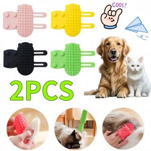 21PCS 애완 동물 고양이 제모 마사지 빗 긁는 브러시 손질 마그네틱 청소 벽 코너 Scratcher 관리