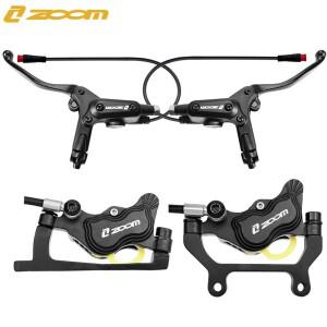 ZOOM 4 피스톤 전기 자전거 유압  브레이크 2 핀 산악 전원 차단 센서 스쿠터 접이식
