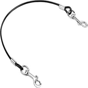 이중 후크 스테인리스 코팅 애완동물 차량 목줄 및 하네스 구속 39인치를 갖춘 차량용 반려견용 반려견