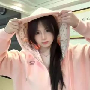 여자 캐주얼 야구 점퍼 추동 플라워 배색 스위트 스쿨 가디건 후드 슈퍼히트 큐티 코트 SPO마켓4