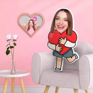 맞춤형 얼굴 던지기 베개, 소파 인형, 최고의 생일, 결혼식, 발렌타인 선물