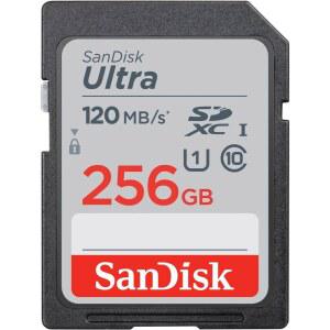 [미국배송] 샌디스크 256GB 울트라 SDXC UHS-I 메모리 카드 - 최대 150MB/S C10 U1 풀 HD SD SDSDUNC-256G-GN6IN