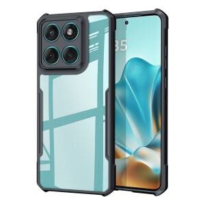 [호환품]MOTO Motorola Edge 60 퓨전 케이스 XUNDD 안티 드롭 에어백 TPU PC 투명 렌즈 보호 전화 커버