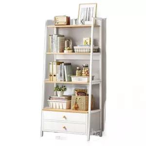 원목 사다리 선반 3단 진열장 베란다 수건걸이 4단 책장