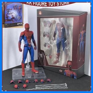 새로운 CT 장난감 스파이더맨 Mafex 001 피터 파커 앤드류 가필드 피규어 놀라운 스파이더맨 Shf 스파이더