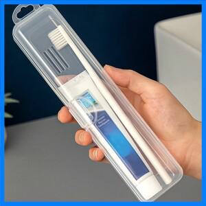 휴대용 투명 칫솔 케이스 여행 및 출장용 전동칫솔 보관함 여행 필수품