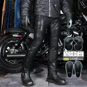 할리가죽바지 오토바이 라이더 바이크 소가죽 팬츠 카고