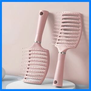 헤어브러시 에어 쿠션 빗 푹신한 탈모 방지 마사지 헤어 브러시 모든 모발 유형에 적합 긴 두꺼운 얇은 곱