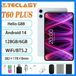 Teclast T60 Plus 태블릿 12인치 MTK Helio G88 8코어 CPU 6GB RAM 16GB ROM 안드로이드 14 듀얼 밴드 WiFi
