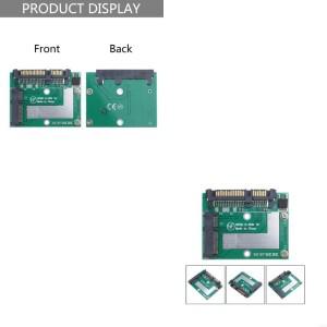 MSATA to 2.5in 컨버터 어댑터 미니 소형 호환 PCIE SSD 확장 거꾸로 6GBPS 및 1.5GBPS