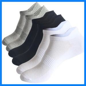 6 쌍 발목 양말 여성 및 남성 커플 학생 면화 귀 새로운 플러스 사이즈 메쉬 운동 스포츠 러닝 솔리드 컬러