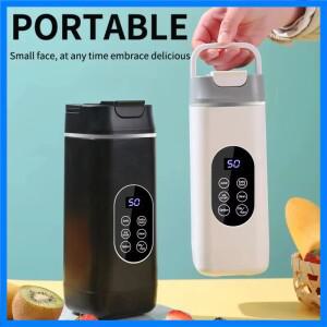 전기 블렌더 충전식 휴대용 Juicer USB 충전 핸드 블렌더 전기 과일 Juicer 12 블레이드 분쇄 된 얼음 Juic