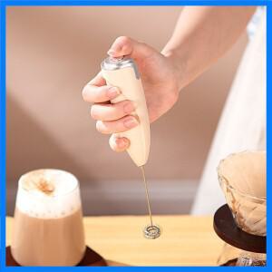 배터리로 작동되는 우유 거품기 1개 휴대용 계란 거품기 고속 음료 거품기 커피 메이커 잼 메이커 주방 믹