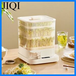 3 레이어 지능형 콩나물 기계 디지털 디스플레이 자동 콩 담금 성장 온도 조절기 돋아 외부 물 탱크