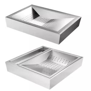 감자튀김 디스펜서 받침대 트레이 돈가스 보관대 밧드