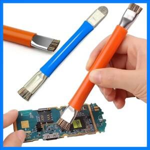 정전기 방지 ESD 안전 이중 헤드 브러시 회로 기판 수리용 IC 칩 PCB 용접 휴대폰/컴퓨터 메인보드 청소