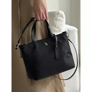 헤지스 [26SS] [나일론백1위][인기급상승][SAVER] 품절대란 블랙 나일론 퍼피 로고 HIBA6E920BK