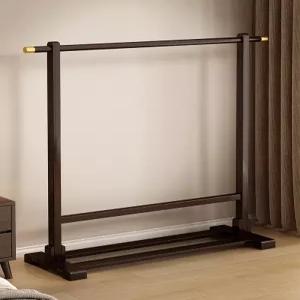 우드 옷걸이 행거 고급스러운 스탠드 옷장  원목행거