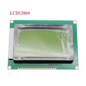 128x64  LCD 모듈 5V 3 3V 옐로우 그린 스크린 백라이트 포함 ST7920 병렬 포트 컨트롤러