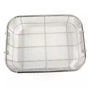 스텐 채반 거름망 생선 튀김용 스텐바스켓 40cm 소쿠리 조리용 채망