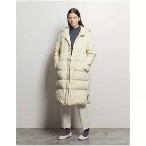 [헤지스] HAZZYS 여성 옐로우 단색 구스다운 패딩점퍼 HSJU2D931Y1